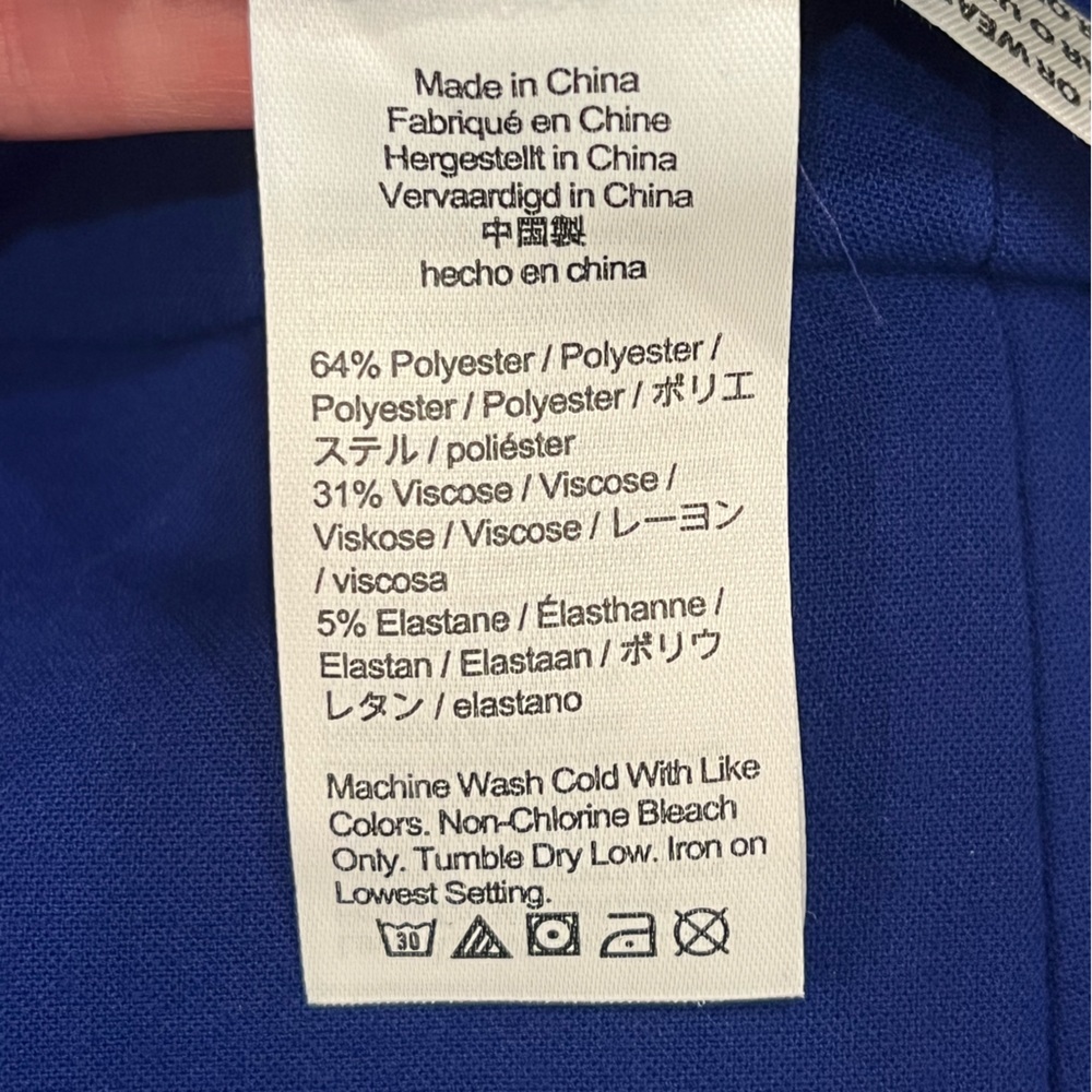 J. Crew Royal Blue Women's Trousers Kate Pant Size 10 Style BK251 - Picture 5 of 7
